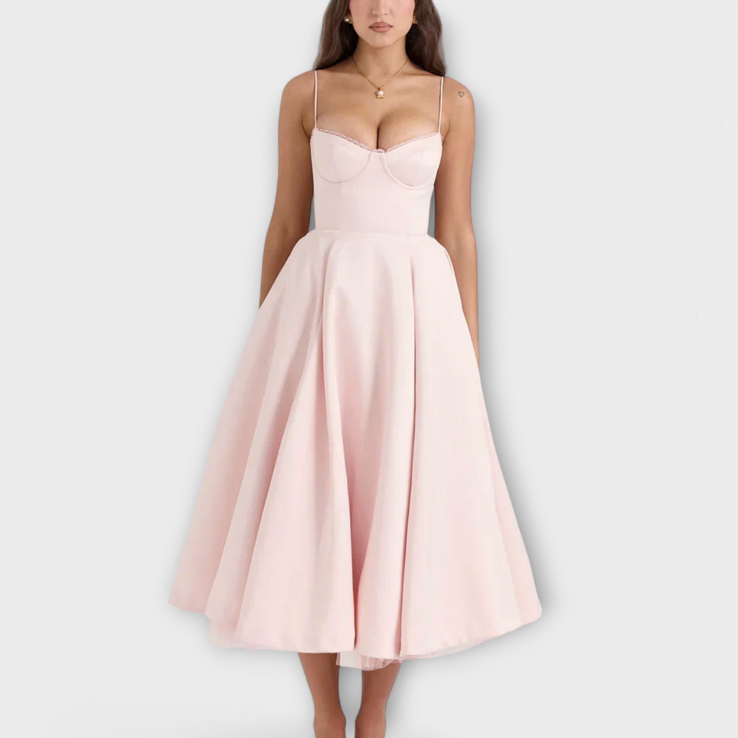 Mélie – Lekka letnia sukienka z detalem gorsetowym