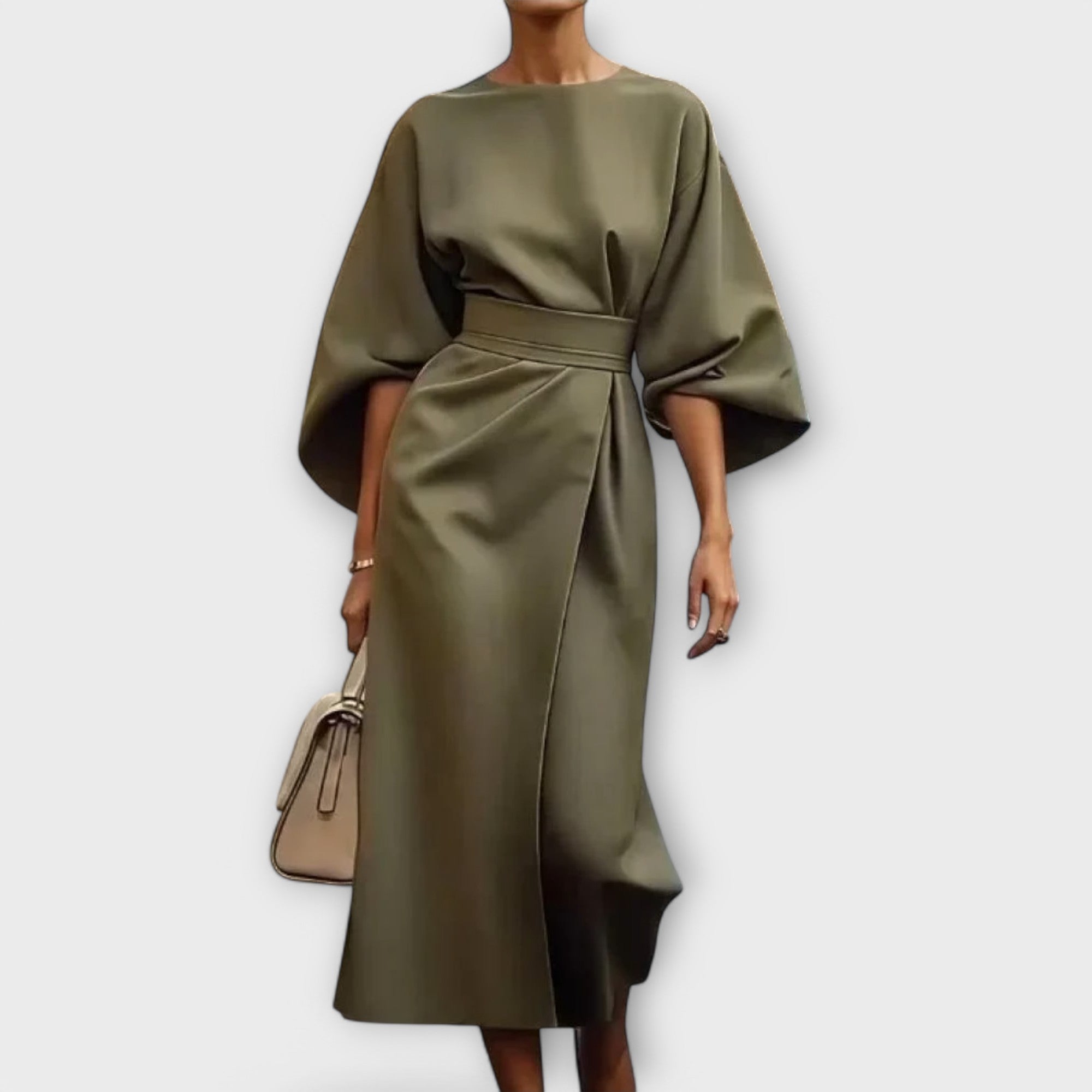 Sonia - Elegancka sukienka z rękawami