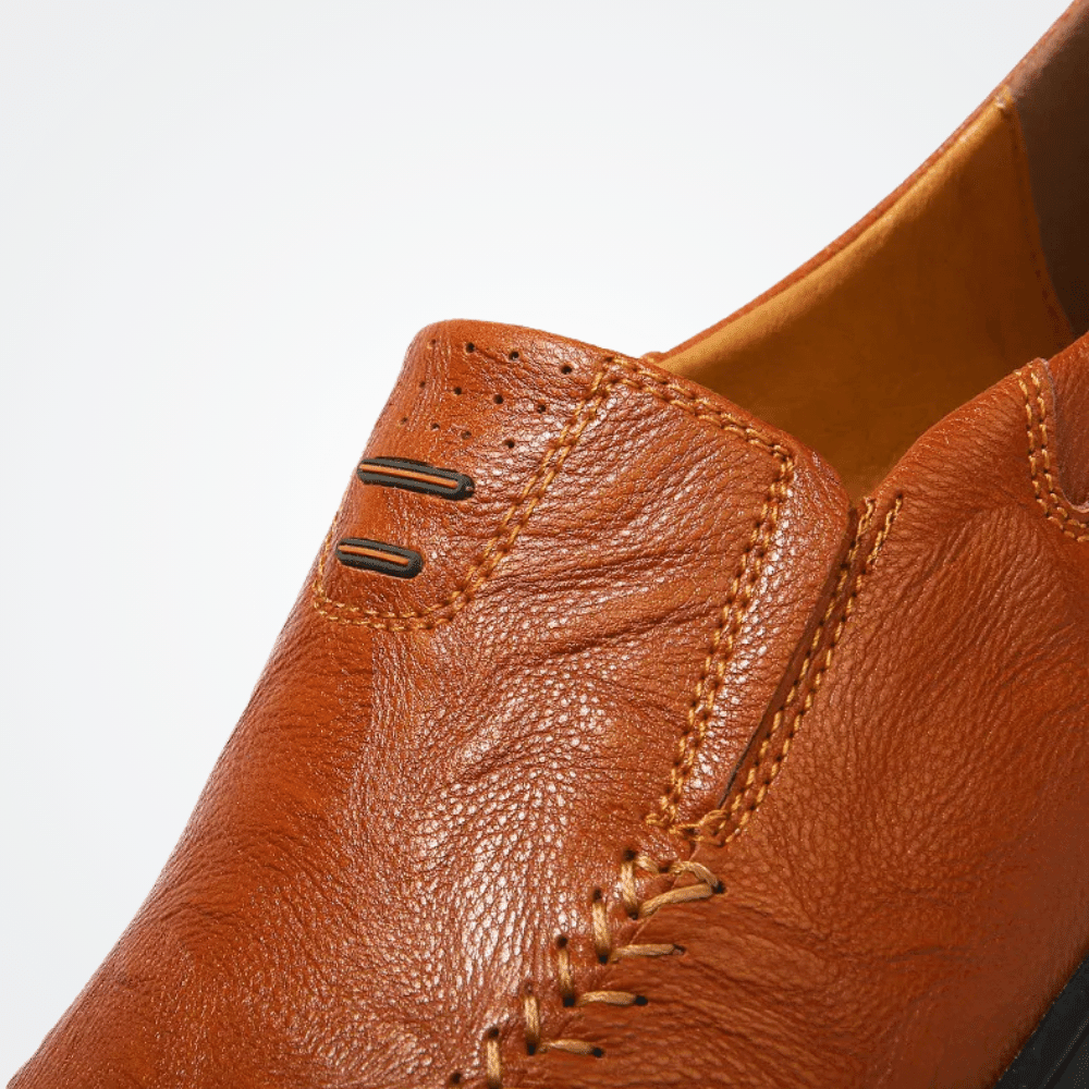 Męskie Skórzane Mokasyny Pisa Verno