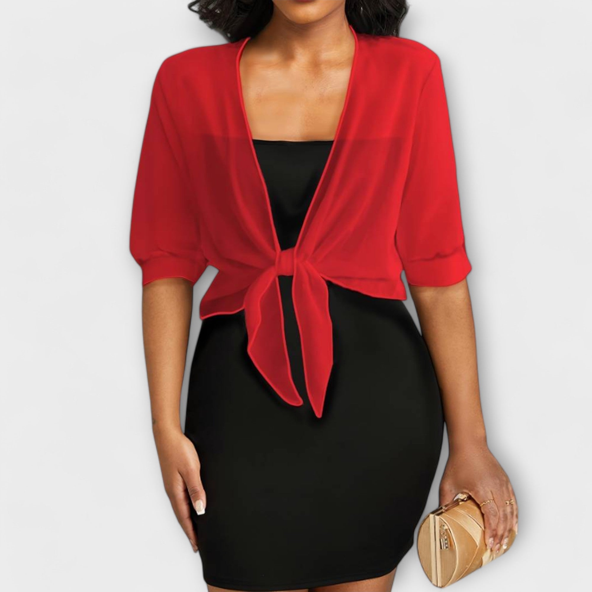 Olivia - Bluzka z Otwarty przód