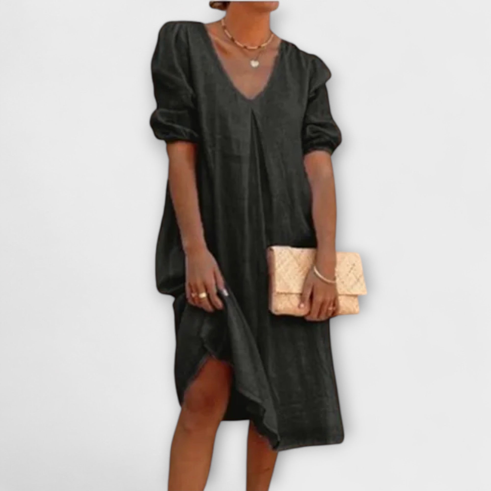 Fanny - Elegancka letnia sukienka z koronkowymi detalami