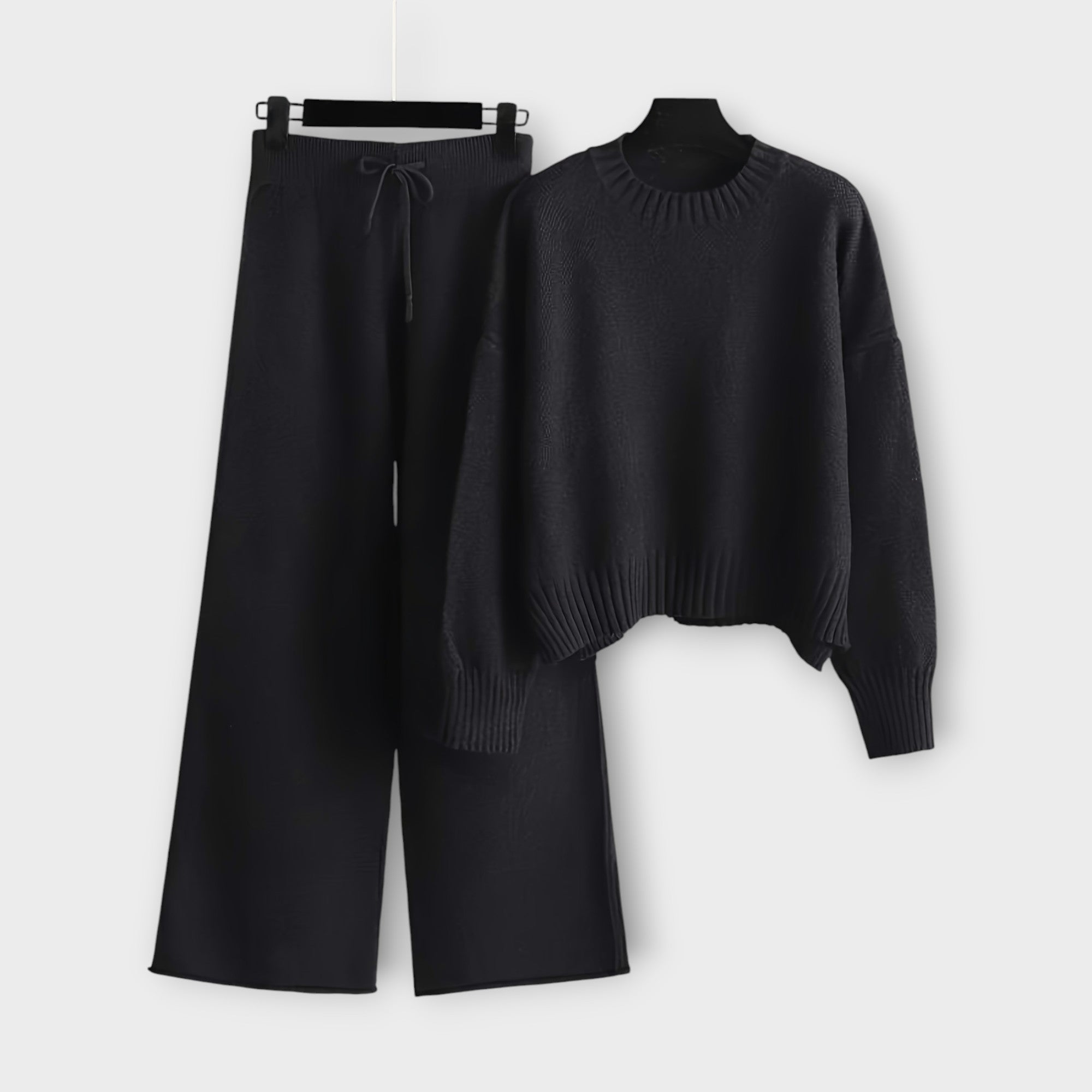 Sienna Przytulny Dwuczęściowy Zestaw Dzianinowy