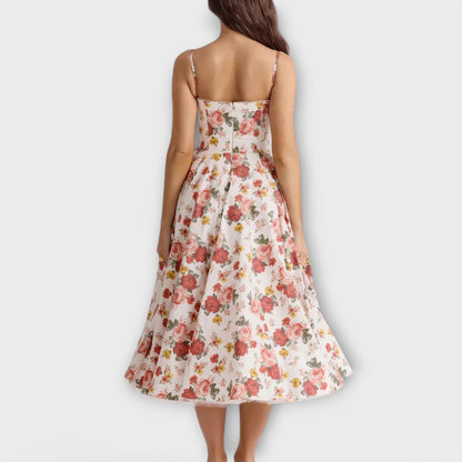 Mélie – Lekka letnia sukienka z detalem gorsetowym