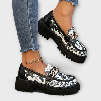 Sandra - Eleganckie Retro Mokasyny