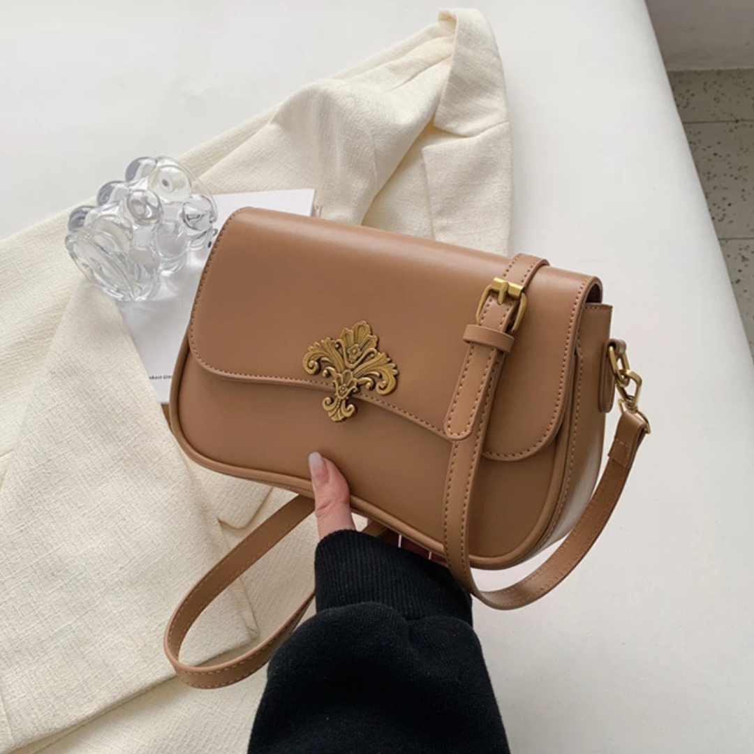 Mała Torebka na Ramię - Szafirowa Elegancja