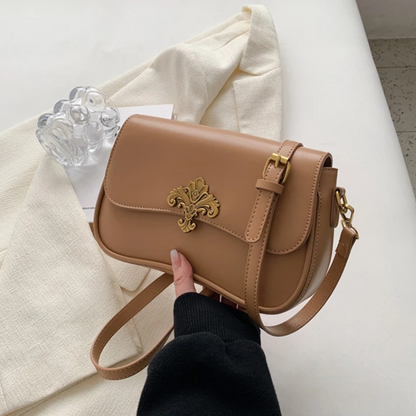 Mała Torebka na Ramię - Szafirowa Elegancja