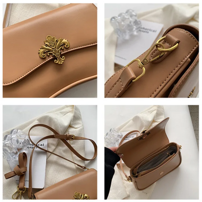 Mała Torebka na Ramię - Szafirowa Elegancja