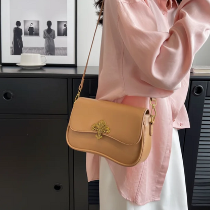 Mała Torebka na Ramię - Szafirowa Elegancja