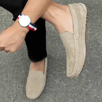 Męskie Skórzane Mokasyny Szwecja Verno