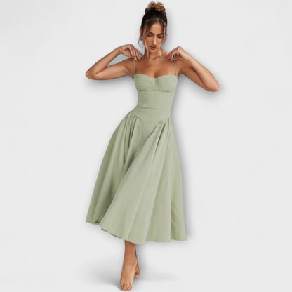 Rosalie - Wyrafinowana Sukienka Koronkowa bez Rękawów