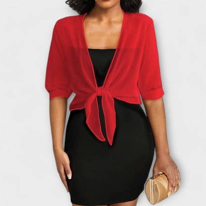 Olivia - Bluzka z Otwarty przód