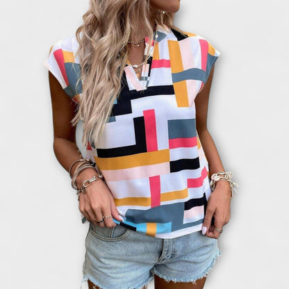 Chloe - Bluzka z Krótkim Rękawem