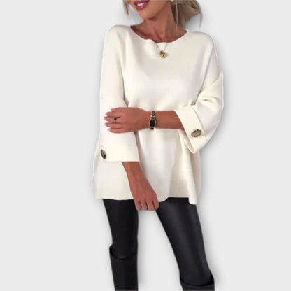 Isabella - Elegancka Bluzka Dzianinowa
