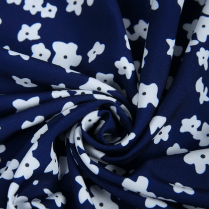 Paula - Elegancka sukienka w kwiaty z materiału premium