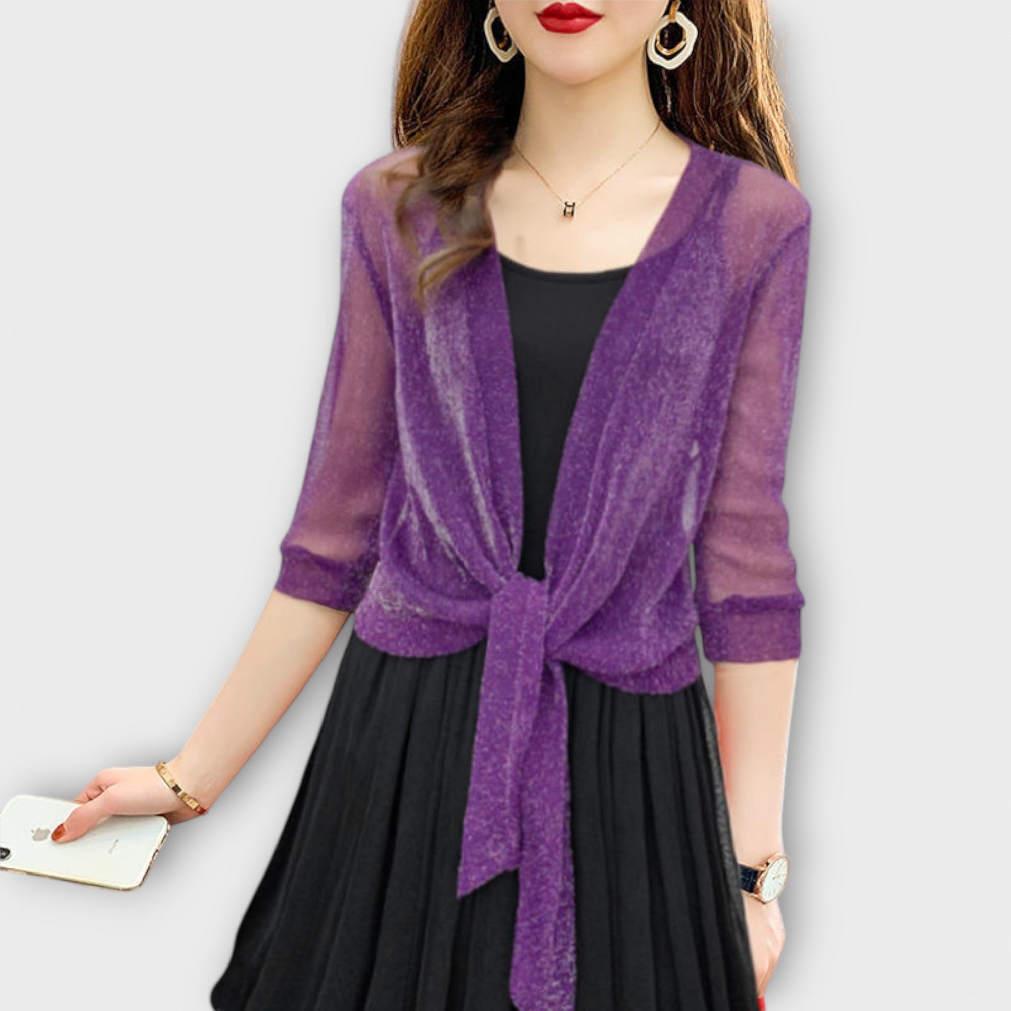 Olivia - Bluzka z Otwarty przód