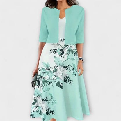 Sukienka midi z marynarką dla kobiet