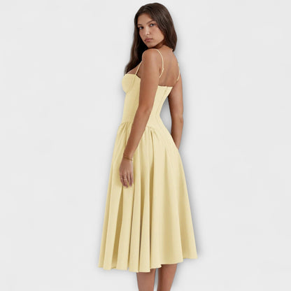 Rosalie - Wyrafinowana Sukienka Koronkowa bez Rękawów