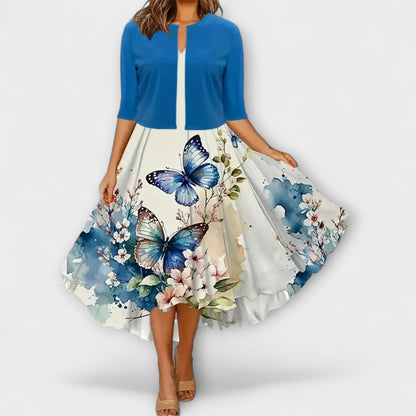 Sukienka midi z marynarką dla kobiet