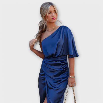 Élise - Luksowna Sukienka Wieczorowa z Jedwabiu