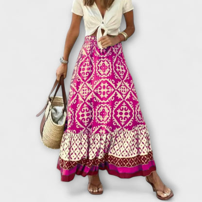 Dagmar - Letnia Spódnica z Wysokim Stanem dla Kobiet