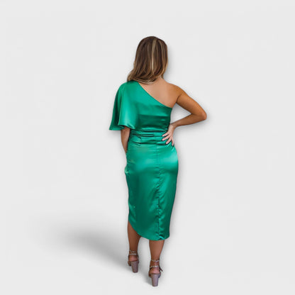 Élise - Luksowna Sukienka Wieczorowa z Jedwabiu