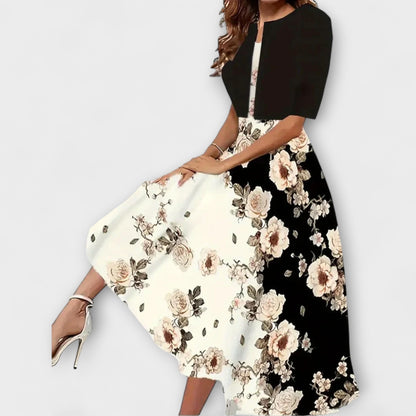 Sukienka midi z marynarką dla kobiet