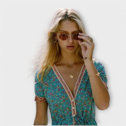 Ranya - Boho Midi Sukienka