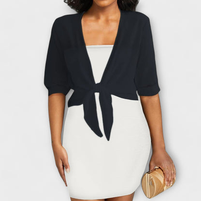 Olivia - Bluzka z Otwarty przód