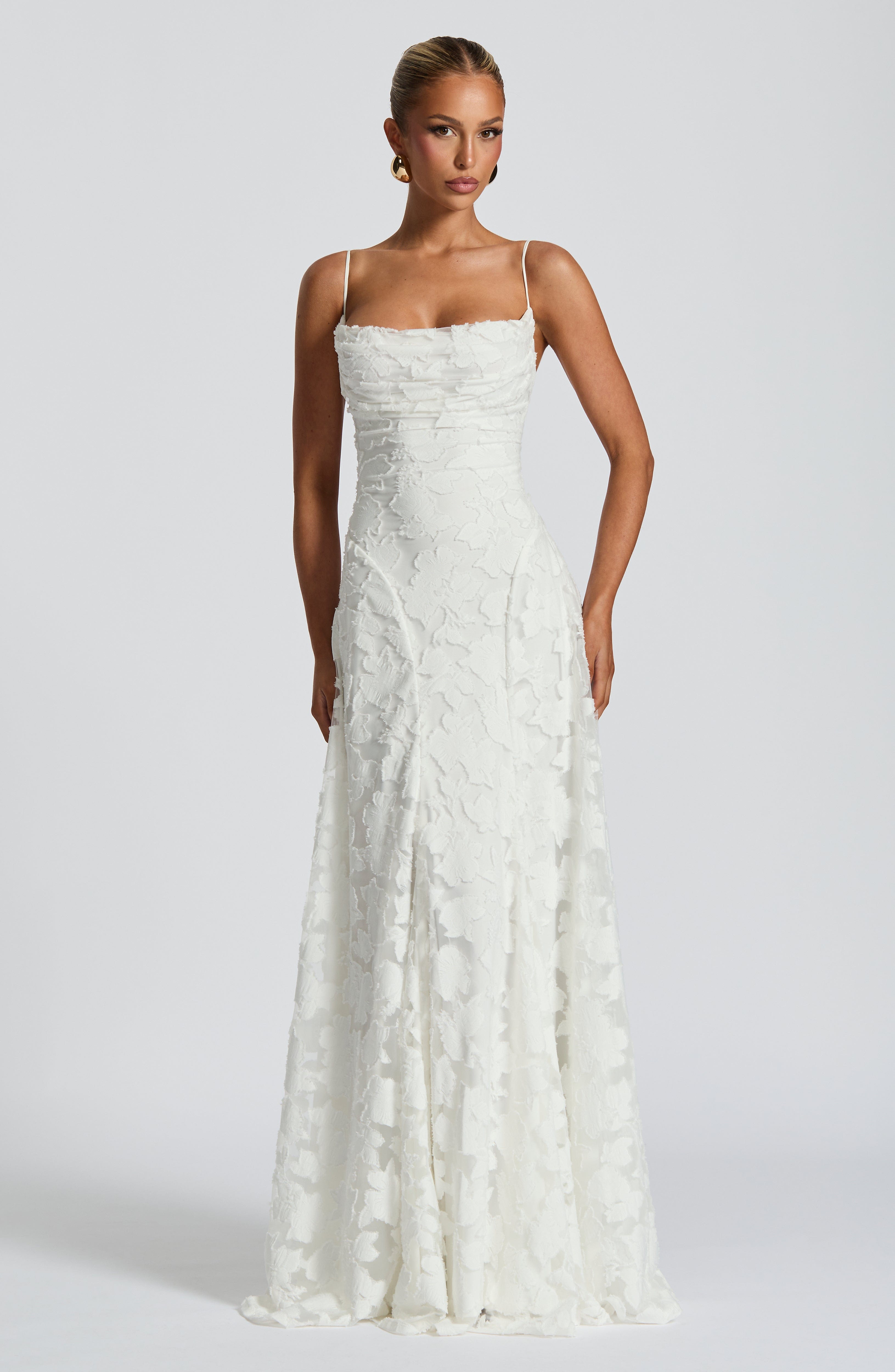 Maxi Kwiatowa Sukienka