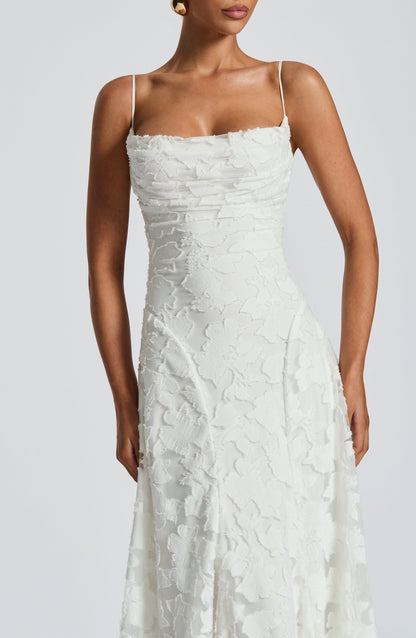 Maxi Kwiatowa Sukienka