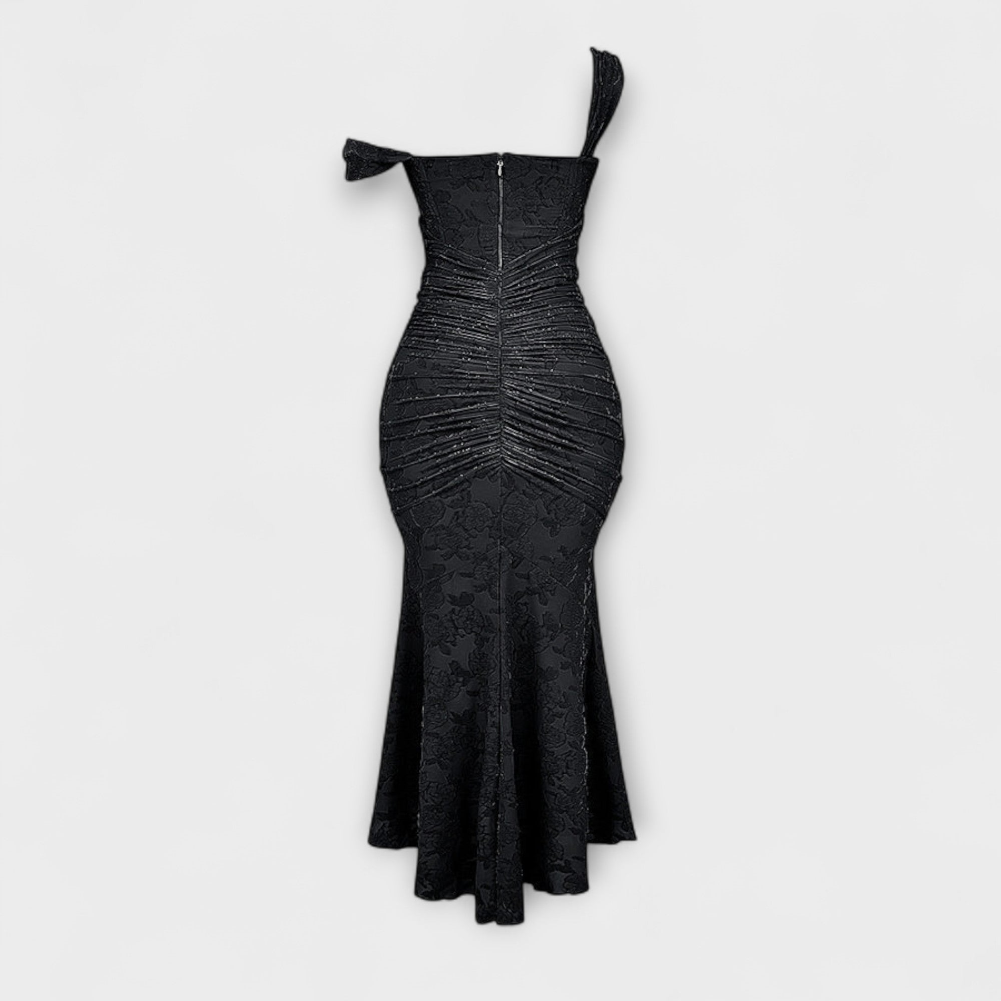 Renske - Długa sukienka z eleganckim i wyrafinowanym gorsetem