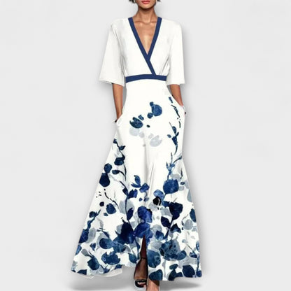 Alma - Elegancka Sukienka z Rękawami